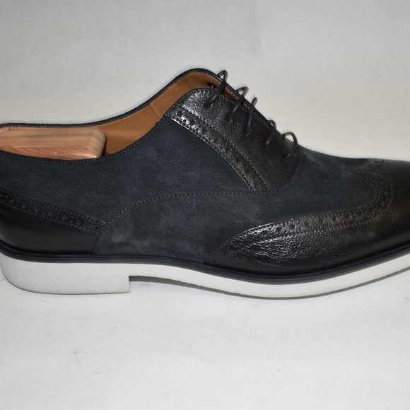 Hugo Boss Eden Wingtip Oxford Dark Blue Size 9.5 main image 4